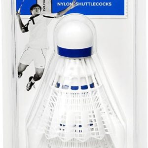 Wilson Shuttlecocks Dropshot Badminton Shuttlecocks Tube of 6, White, Unisex Adult