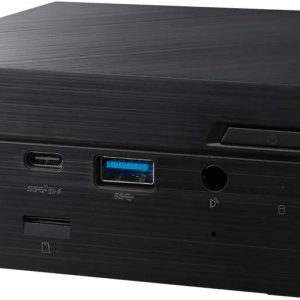 Asus Mini PC PN50-B5329ZDE1 – Mini Desktop Computer (AMD Ryzen 5 4500U, 8GB DDR4 RAM, 256GB SSD M.2, Radeon Vega Graphics, Windows 10 Pro) Black