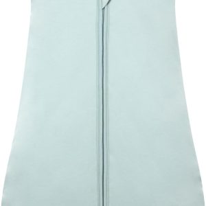 Mosebears Winter Baby Sleeping Bag 2.5 Tog, 100% Cotton for Different Sizes, From Birth to Age 24 Months for Children (Calm Sage, 0-6 Months)