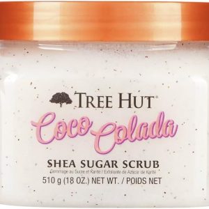 Tree Hut – Sugar Body Scrub – Coconut Colada – 510g Bottle – Contains Pineapple & Shea Butter – Helps Restore Skin Shine – Nourishes Deep & Softens Dry Skin