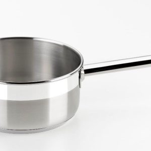 BRA Professional Saucepan, 18 cm, 18/10 Stainless Steel, Suitable for All Hobs, Including Induction