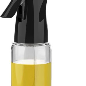GRIFEMA GE2003B Oil Spray 200 ml Glass – Reusable Olive Oil Dispenser Non-Drip for Salads, Air Fryers and Vinegar