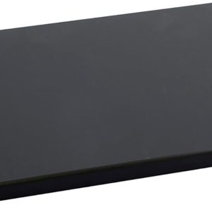 Metaltex – Professional Kitchen Cutting Board, Polyethylene, Black, 33 x 23 x 1.5 cm