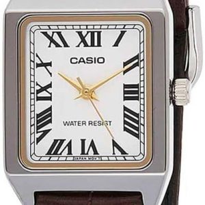 CASIO Analog LTP-V007L-7B2UDF, brown, strip