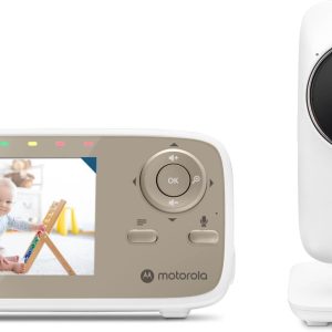 Motorola Nursery VM483 Baby Monitor with 2.8″ Camera, Night Vision, Two-Way Communication, Digital Zoom and Temperature Control, Up to 300 Meters Range