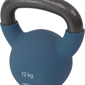 Cecotec Drumfit KettleBell Neo Kettlebell 8-10-12 kg Neoprene Coating, Cast Iron, Ergonomic Grip, Aesthetic Design and Easy to Clean