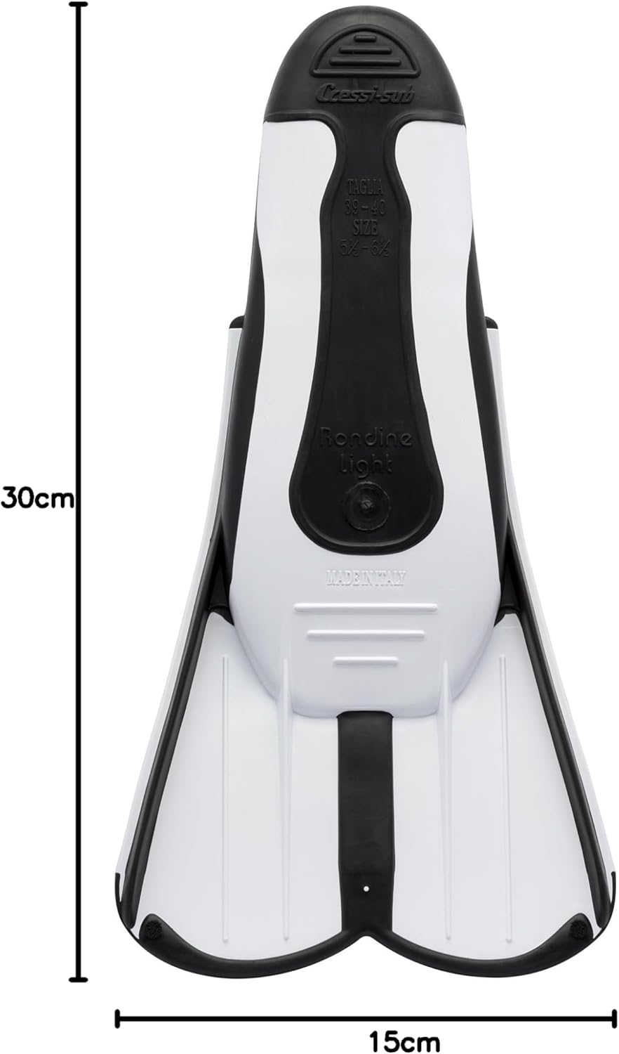 Cressi Light Fins Short Swim Fins, Unisex-Youth - Image 7