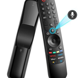 Voice Magic Remote Control Compatible with LG Smart TV 2018-2024, MR24GA MR23GA MR22GA MR21GA MR20GA, Replacement Magic Remote Control with Voice and Pointer Function