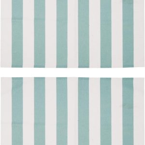 Set of 2 Striped Placemats 20% Cotton 80% Polyester, 33 x 45 cm