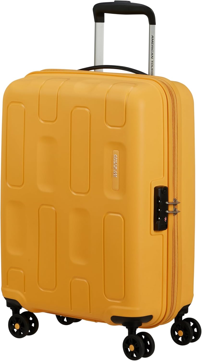 American Tourister Ellipso Spinner, Yellow (Banana Cream), Carry-on Luggage