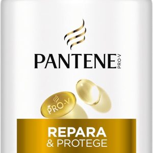 Pantene Pro-V Repara y Protege Champú 1 L, Dispensador, Pelo Seco Y Dañado. Limpia Y Protege Los Enlaces Capilares. Sin Siliconas. Active Nutri-Plex