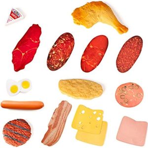 Miniland – Set of 16 cold cuts for playing.