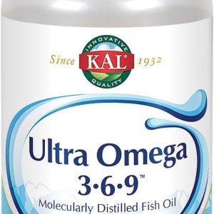 Kal Ultra Omega 3.6.9 | Gluten Free, 100 Capsules, 100 ml