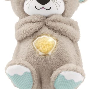 Fisher-Price Otter Bedtime – Musical Plush – With Movement, Sounds and Soothing Lights – Gift for Babies 0+ Months (FXC66)