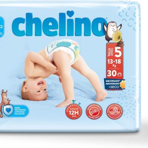 Chelino Children’s Diapers Size 5 (13-18 kg), Pack of 30