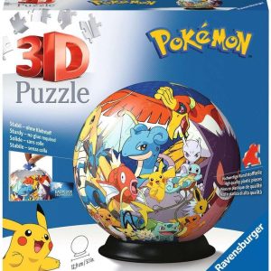 Ravensburger – Pokemon Kids 3D Puzzle | Pokemon Puzzle for Kids 6 Years or Over | Mockup Models with 73 Pieces | 3D Puzzles Kids