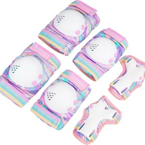 BOSONER – Kids/Youth Knee Pads, Elbow Pads, Protectors, Protective Gear Set for Roller Skates, Cycling, BMX, Bicycle, Skateboard, Inline Skates, Skateboard, Riding Sports