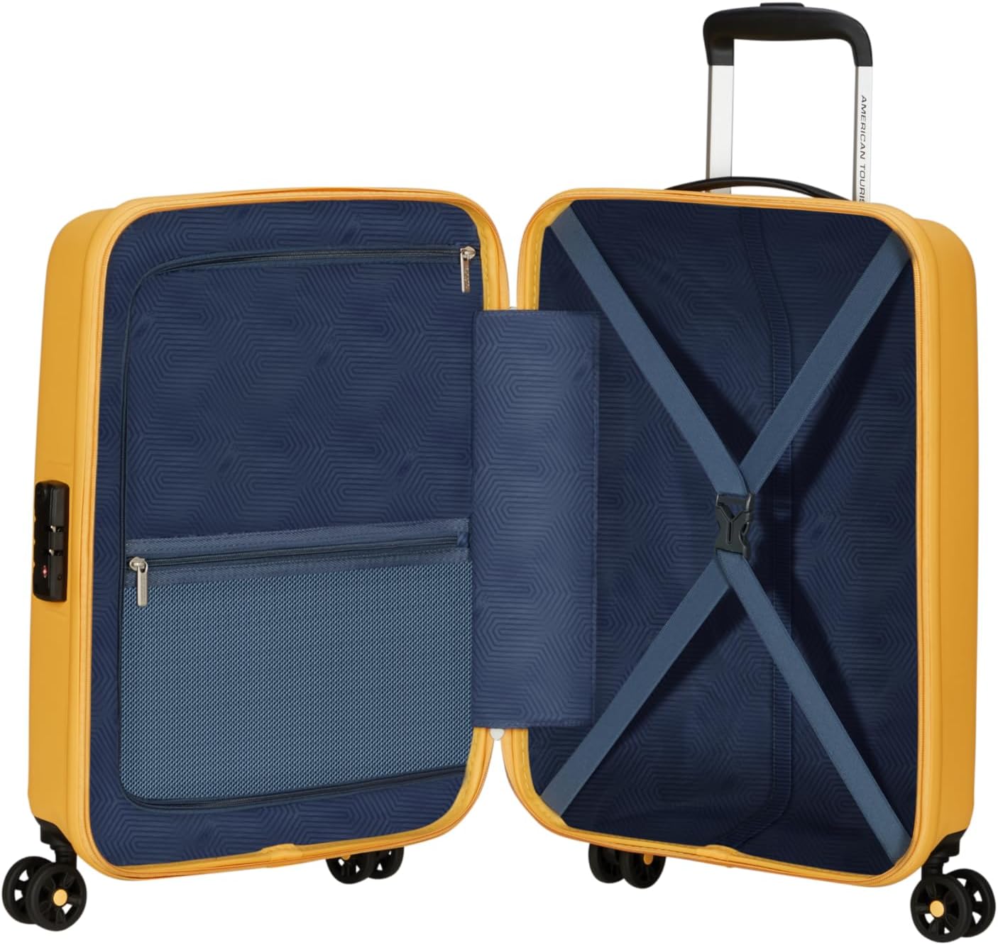 American Tourister Ellipso Spinner, Yellow (Banana Cream), Carry-on Luggage - Image 5