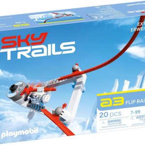 Sky Trails | Flip Rail | Juguete de construcción para recorridos dinámicos y llenos de acción | CREA tu Propia Aventura con Elementos giratorios | 71971