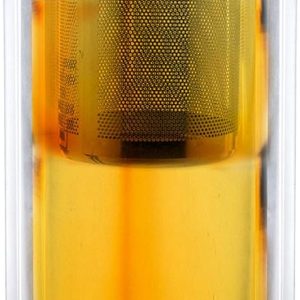 Nerthus FIH 664 350 ml Double Wall Insulated Filter Infuser Bottle Flask Travel Cup Teapot 0.35 L Glass