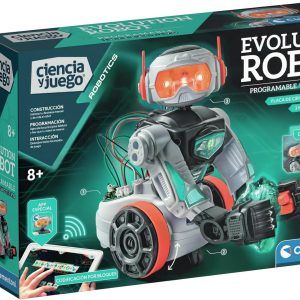 Clementoni Evolution Robot 2.0 – Robot to Ride and Play, with Dedicated App, Children’s Robotics from 8 Years Old, Toy in Spanish (55512)