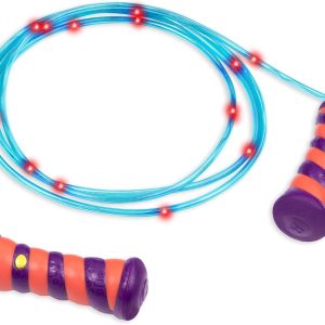 B. Toys – Skippity Doo Da Lighted Jump Rope for Sports and Outdoors, Flashing and Color-Changing, 7′ 9″, Ages 5 and Up