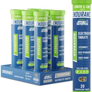 Applied Nutrition Endurance Hydration Electrolyte Tablets – 400mg Electrolytes Per Serving – 120 Effervescent Tablets – Sugar Free, Low Calorie, Added Vitamin C