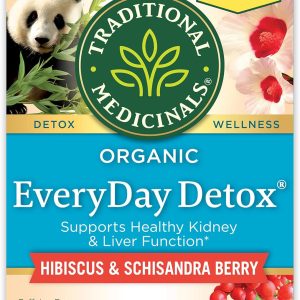 Traditional Medicinals – Daily detox tea – promotes healthy liver function – 16 tea bags