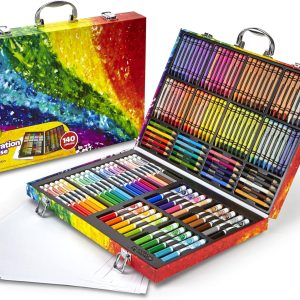 CRAYOLA – Paint Case for Children, Painting Kit with Pencils, Waxes and Markers, Assorted Colours, Set of 140 Units, Non-Toxic, Suitable for Children from 5 Years Old