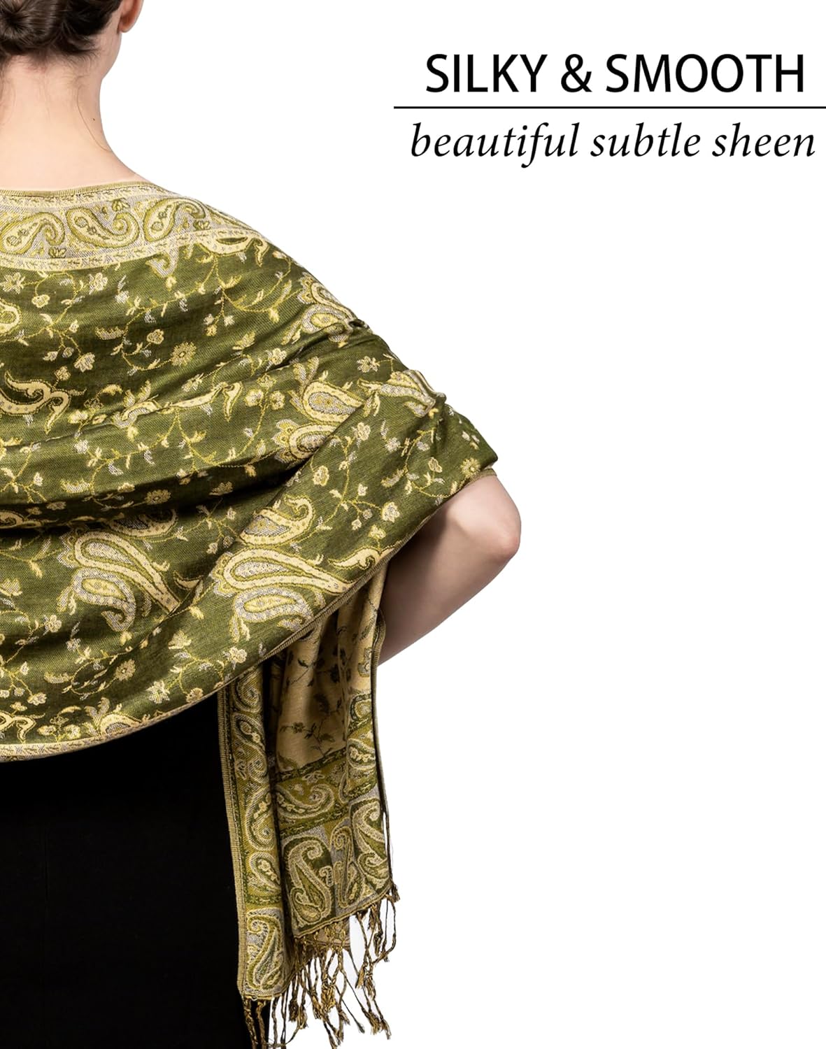 Achillea Pashmina Shawl for Women - Image 5