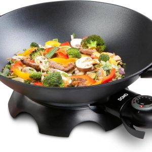 Domo DO-8708W Electric Wok, 2200 W, Black