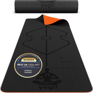 Yogii Non-Slip Yoga Mat – 183 x 61 x 0.5 cm Pilates Mat – Gym Mat – Sports Mat – Thick Fitness Mat – Eco Materials – Yoga Mat