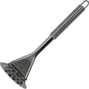 Fackelmann Elemental Press Potatoes, Food Masher, Avocado, Pumpkin and Pumpkin, Stainless Steel with Tubular Handle, 26 x 8 x 8 cm, 1 piece