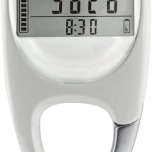 ThreeH Digital Step Counter for Walking 3D Pedometer with Clip Steps Distance Calories Memory Exercise Fitness Activity Tracker for Elderly Children