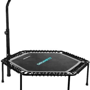 Cecotec Fitness Trampoline for Adults Ø 92 – 127 cm Removable and Foldable Drumfit Jump. Trampoline 92 and 127 cm, Base of 6 – 7 Legs, Maximum Weight 100 kg