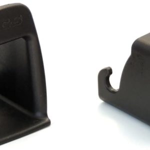 1 Pair Isofix Car Seat Guide Groove Child Seat ISOFIX Locator Guide Universal Fit Black
