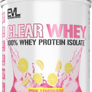 Evlution Nutrition Clear Whey – 100% Whey Protein Isolate – For Muscle Growth, Strength & Recovery – 20g Protein Isolate Per Serving – Fast Absorption – Gluten & Fat Free – 1