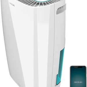 Cecotec Dehumidifier Big Dry 4000 Expert Connected. Wifi Control, 10L/day, Removable tank 2.5L, Coverage 105m3/h, Gas R290, Quiet, Humidity 40% to 80%, LED Display, Auto Shut-off