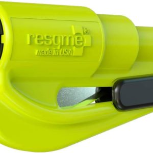 Resqme GBO-RQMTWIN-YELLOWFLUO Window Breaker Tool, Fluorescent Yellow, 1 Unit