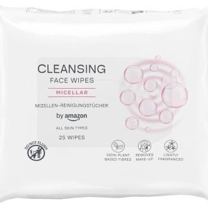 by Amazon Micellar Facial Cleansing Wipes Makeup Remover Scented 25 Wipes