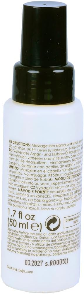 Ziaja Argan Hair Softener Serum 50ml (ZAG15295) - Image 2
