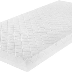 Restorology Baby Crib Mattress Breathable Extra Thick Super Soft Anti Allergy Removable Washable Cover UK Made 75.5 x 40 x 5cm