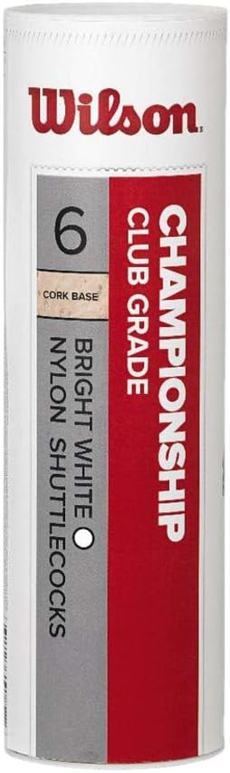 Wilson Badminton Shuttlecocks Championship Tube of 6