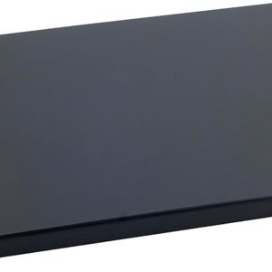 Metaltex – Professional Kitchen Cutting Board, Polyethylene, Black, 38 x 28 x 1.5 cm