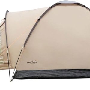 Well Home Igloo Tent for 2-3 People 180x210x120cm Single Layer and Waterproof in Brown