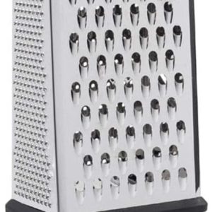 OXO Good Grips 4-Sided Kitchen Grater with Built-in Container, Stainless Steel and Dishwasher Safe, Small