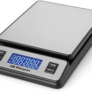 Orbegozo PC 3100, Digital Kitchen Scale, Large Capacity up to 40 kg, Stainless Steel, Scaling 2g, LCD Display, USB Connection
