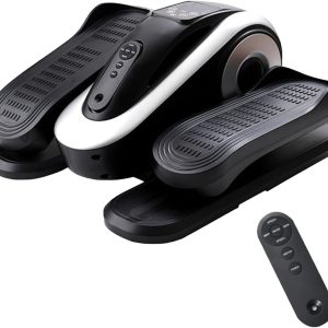 Máquina Elíptica de Escritorio para el Hogar, Pedalera con Control Remoto, Máquina Elíptica Eléctrica para Personas Mayores con 12 Velocidades Ajustables