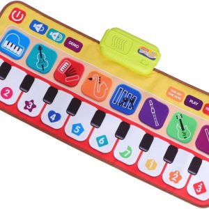 Hemobllo Dancing Piano Mat Musical Keyboard Blanket Educational Toy Years for Children’s Piano Home