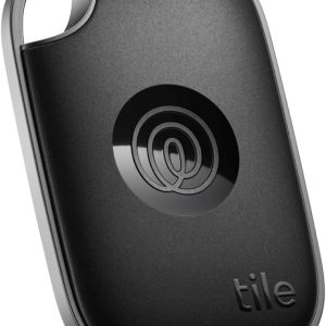 Tile by Life360 Pro (2024) Powerful Bluetooth Locator, Key Locator and Object Locator for Keys, Bags and More.Phone Finder 1 Pack (Black)